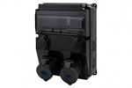 Rozdzielnica CAJA 12M SCENIC - gniazda proste 16A 3p, 32A 3p, 2x230V